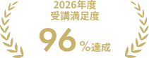 2026年度 新卒エンジニア研修受講満足度 96%達成